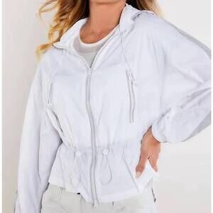 NEW ANATOMIE women's august windbreaker in white